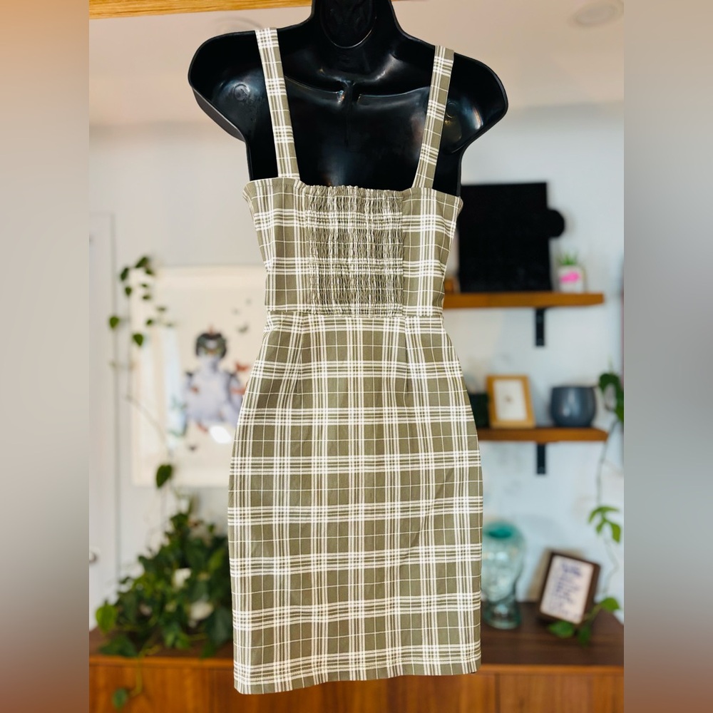 Defrost-NWT-Plaid Patterned Sleeveless Dress - Picture 5 of 8